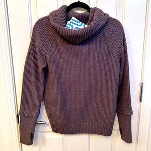 Market & Spruce brown cowl neck sweater size XS